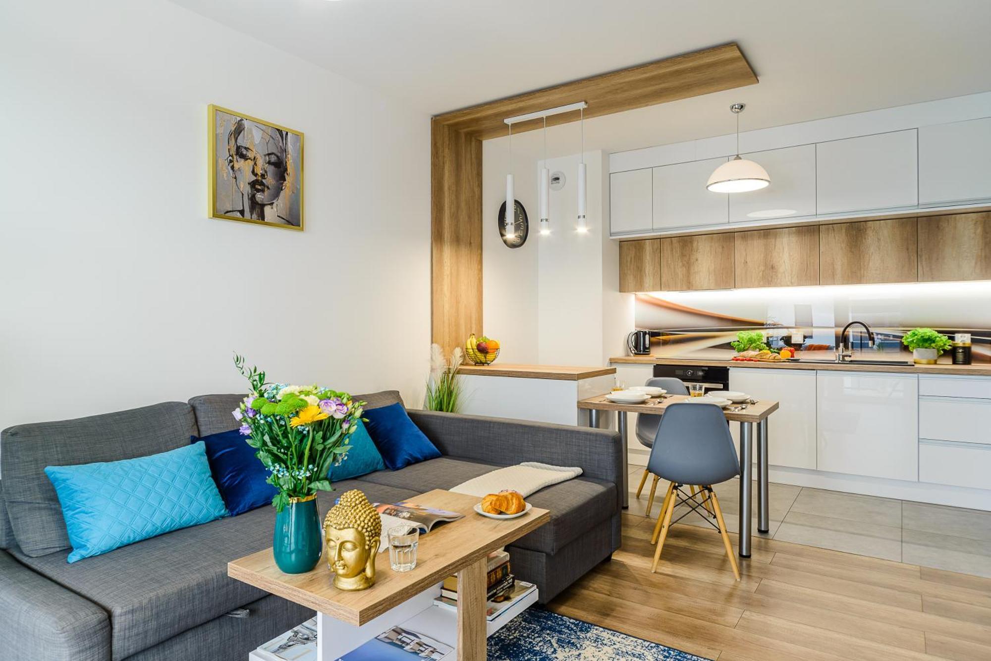 Lumina Stylish 3-Room Apart With Balcony Лодзь Екстер'єр фото