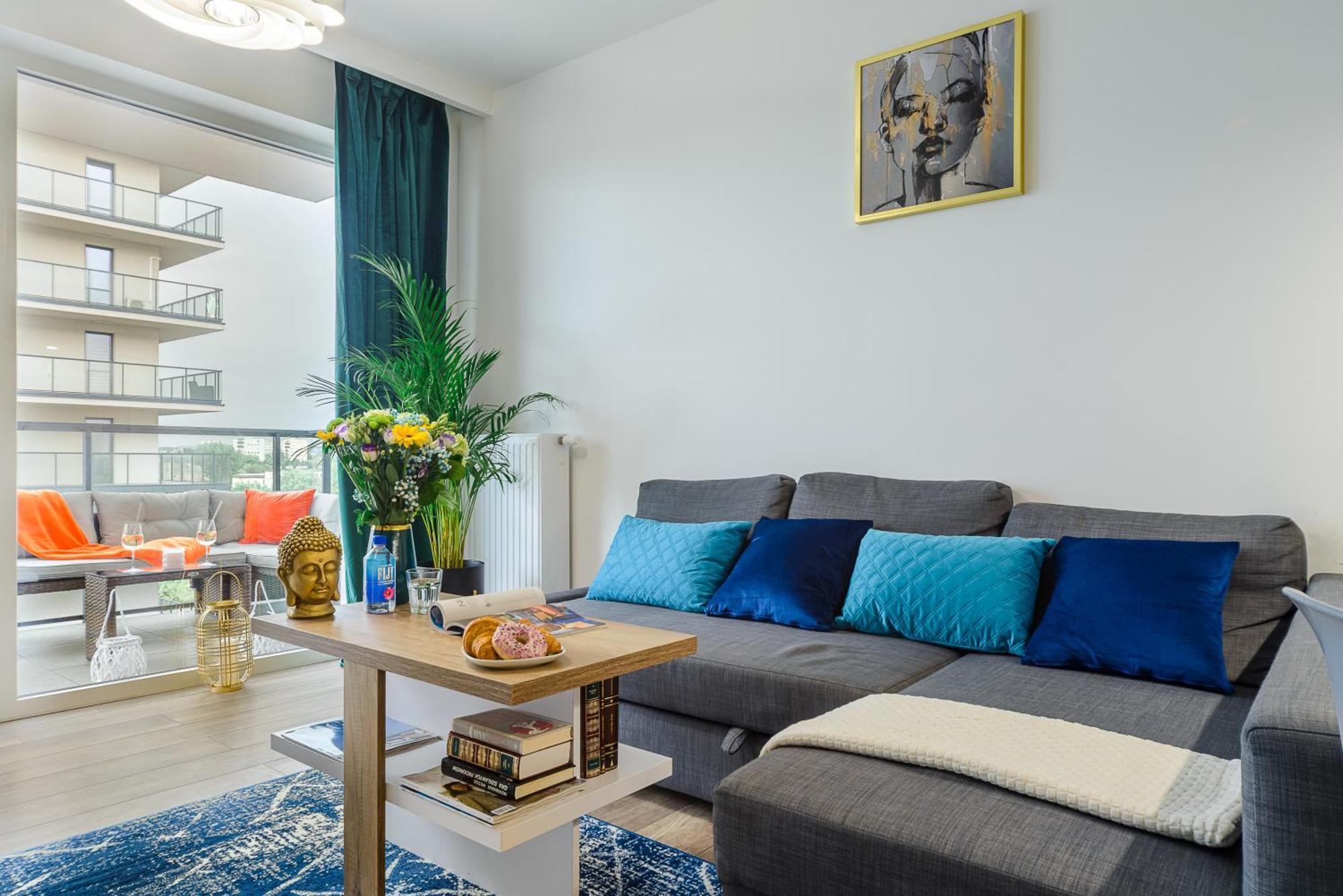 Lumina Stylish 3-Room Apart With Balcony Лодзь Екстер'єр фото