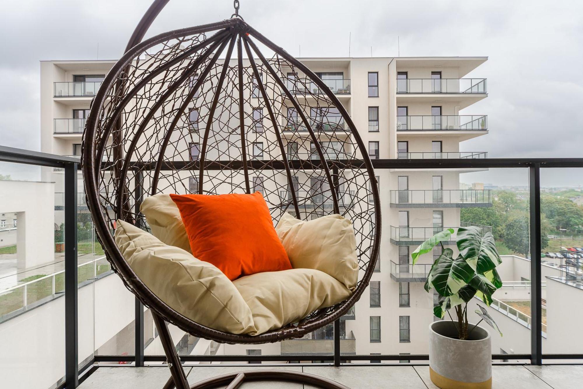 Lumina Stylish 3-Room Apart With Balcony Лодзь Екстер'єр фото
