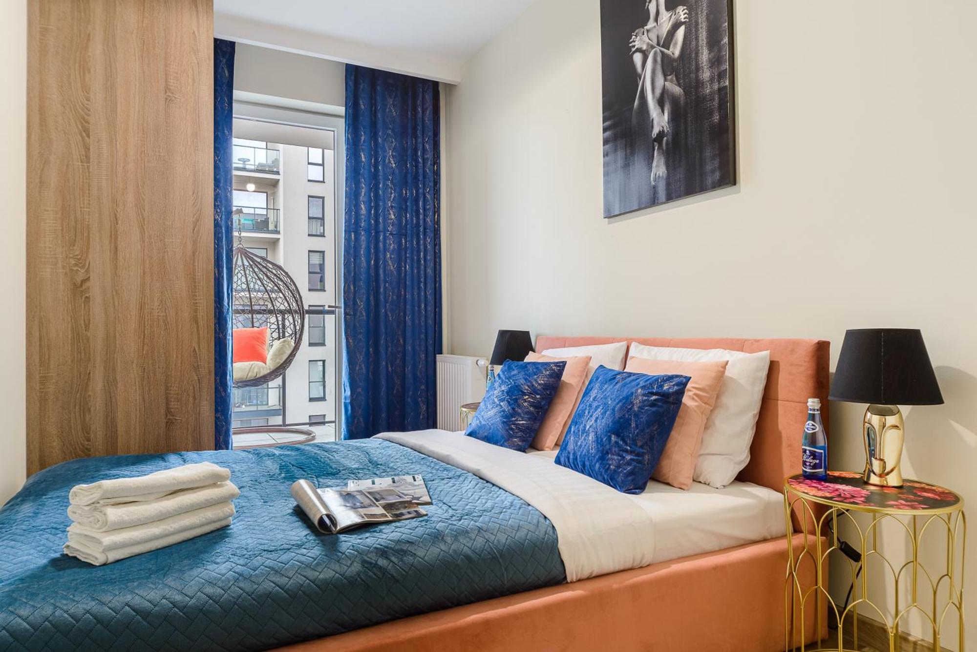 Lumina Stylish 3-Room Apart With Balcony Лодзь Екстер'єр фото