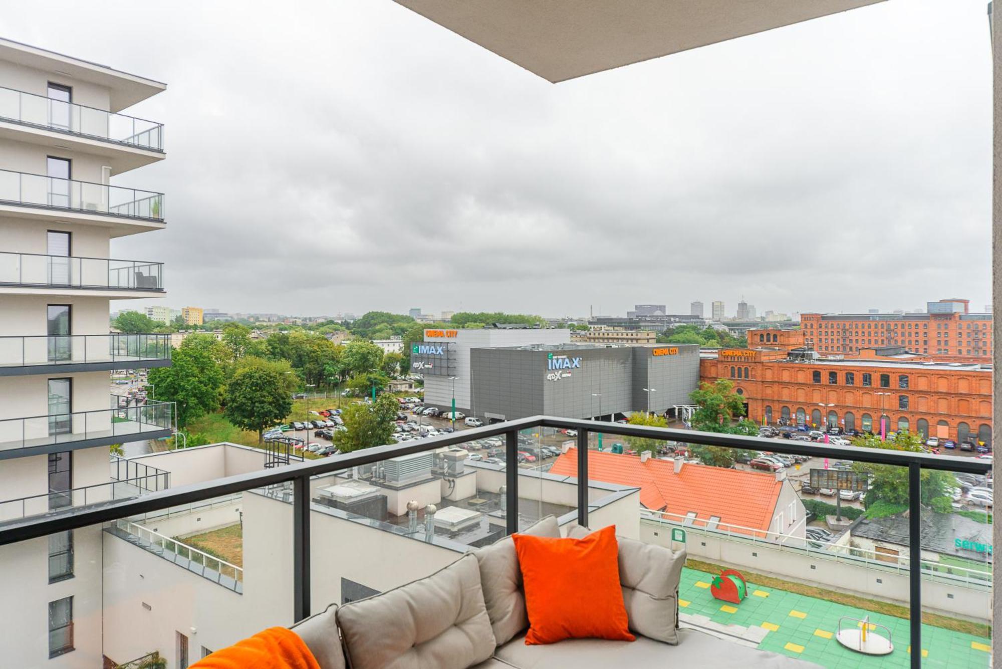 Lumina Stylish 3-Room Apart With Balcony Лодзь Екстер'єр фото