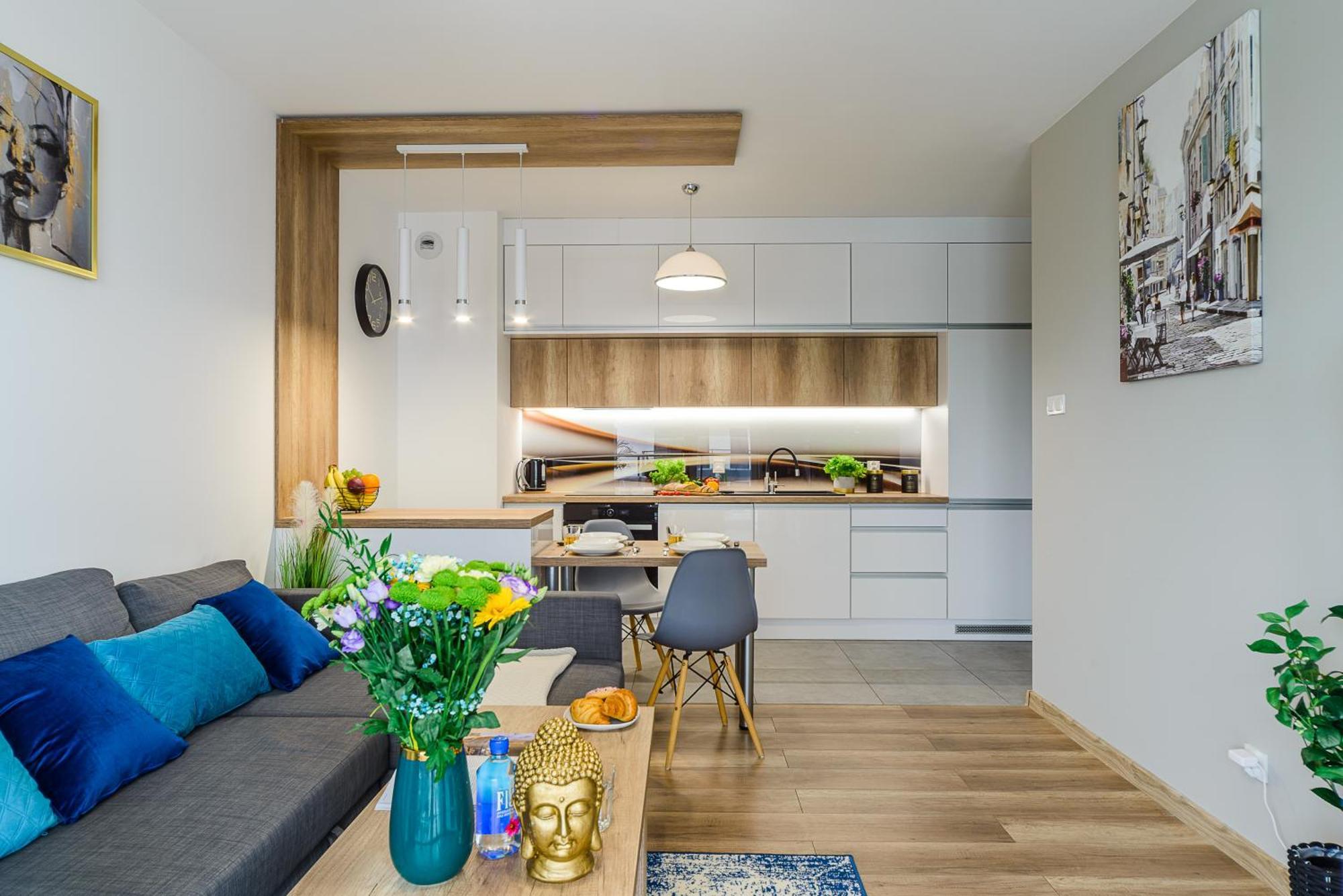 Lumina Stylish 3-Room Apart With Balcony Лодзь Екстер'єр фото