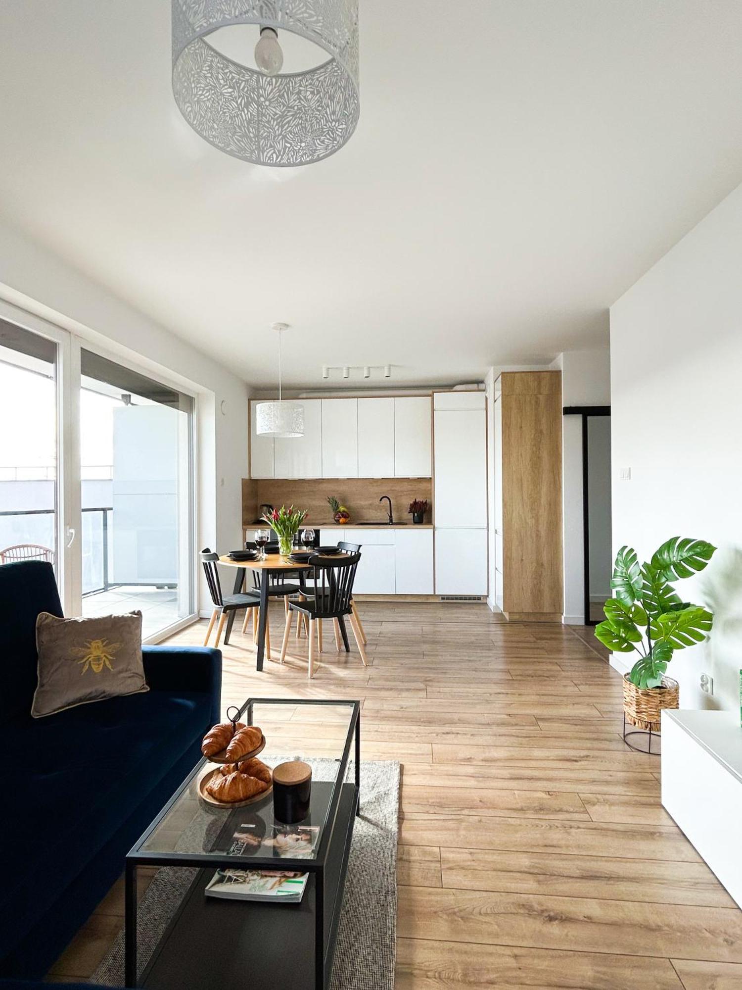 Lumina Stylish 3-Room Apart With Balcony Лодзь Екстер'єр фото