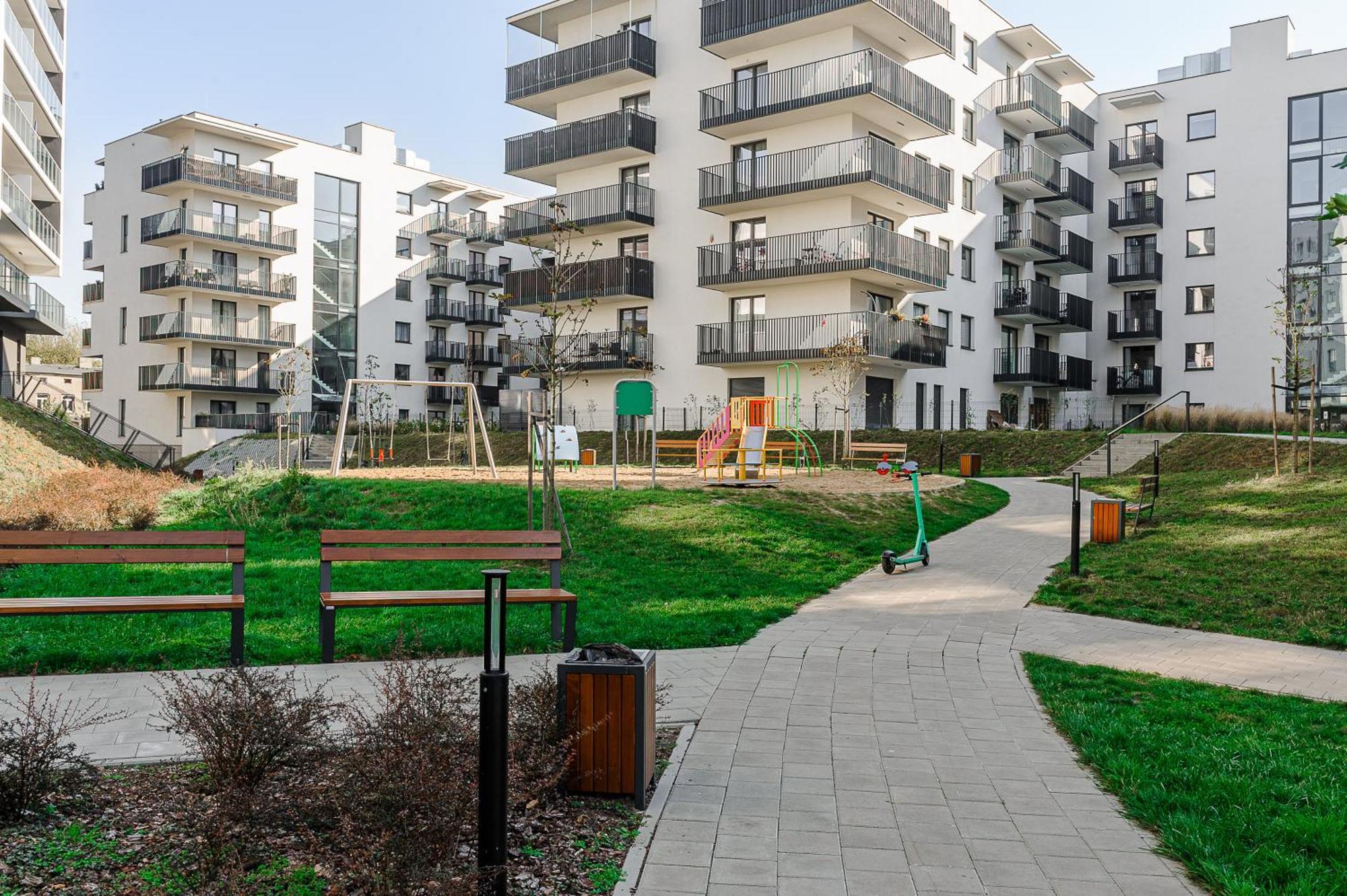Lumina Stylish 3-Room Apart With Balcony Лодзь Екстер'єр фото